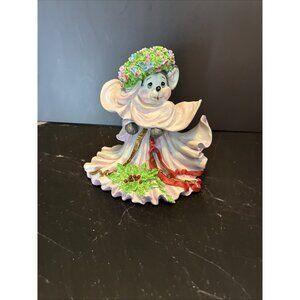 Tom Rubel Lil Velvet Mouse Figurine Studio Collection 1994 Holiday Dress